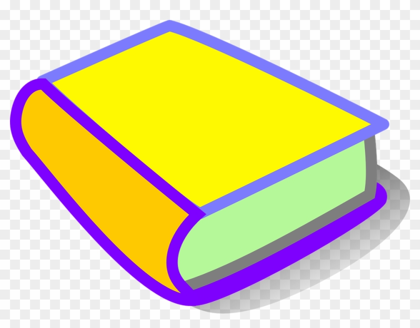 Book Novel Reading Education Yellow Study - Book No Background Clipart #114289