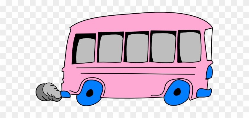 Pink School Bus Clip Art - Bus Clip Art Pink #114315