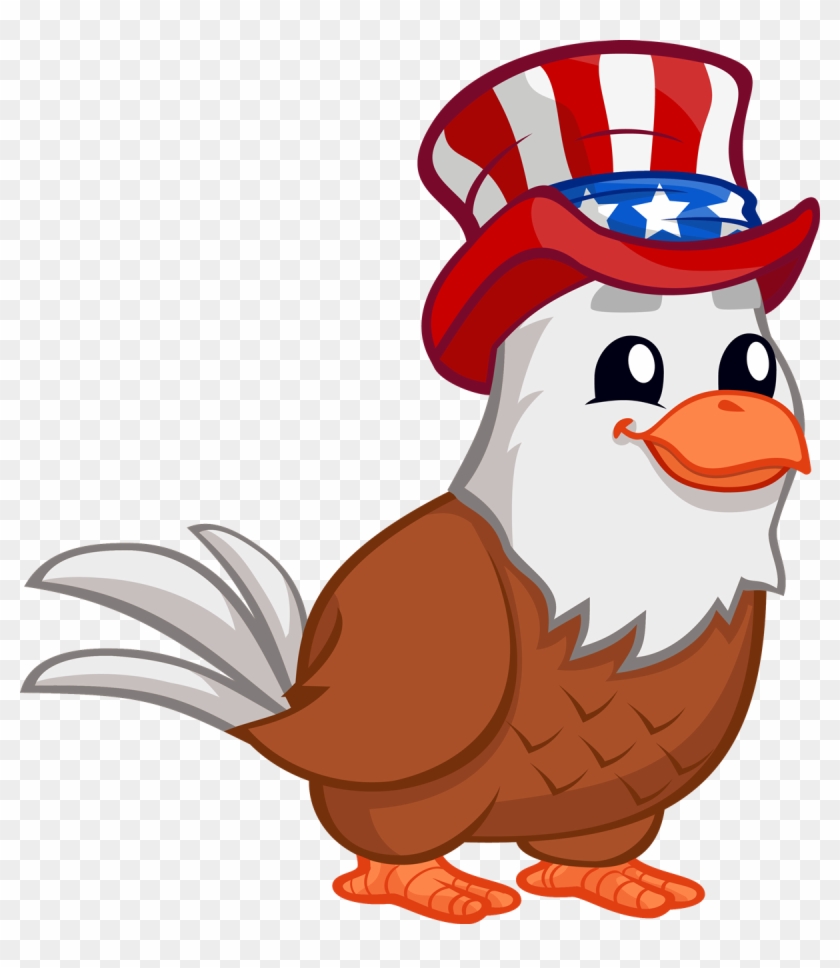 Free To Use & Public - Patriotic Eagle Clip Art #114501