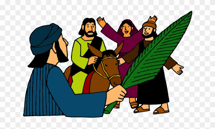 Jesus Triumphal Entry Clipart #114556