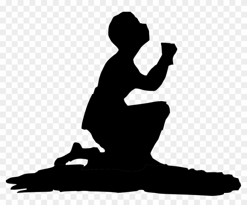 Praying Prayer Kneeling Man Transparent Image Prayer - Cowboy Praying Png #114659