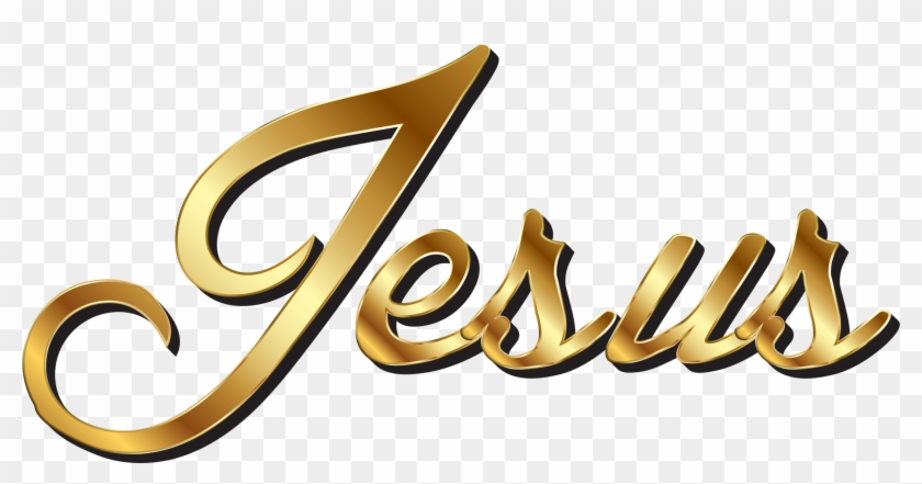 Christ Clipart Name Jesus - Jesus Gold #114805