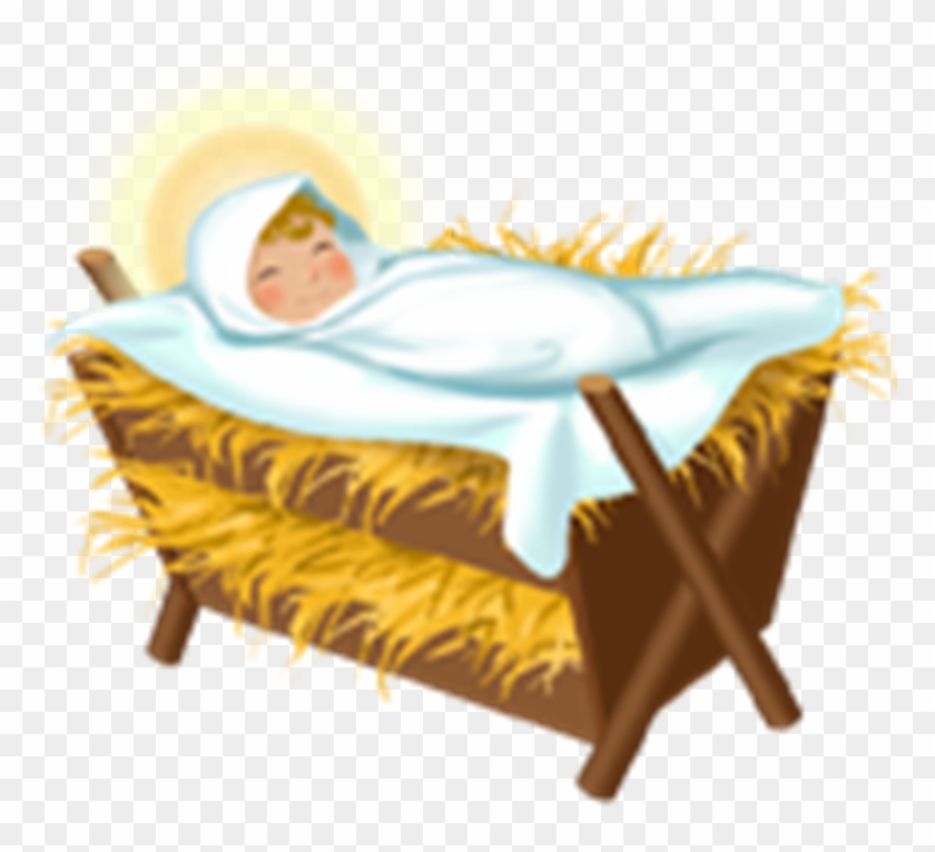 4th Grade Christmas Vocabulary - Baby Jesus In A Manger Png #114820