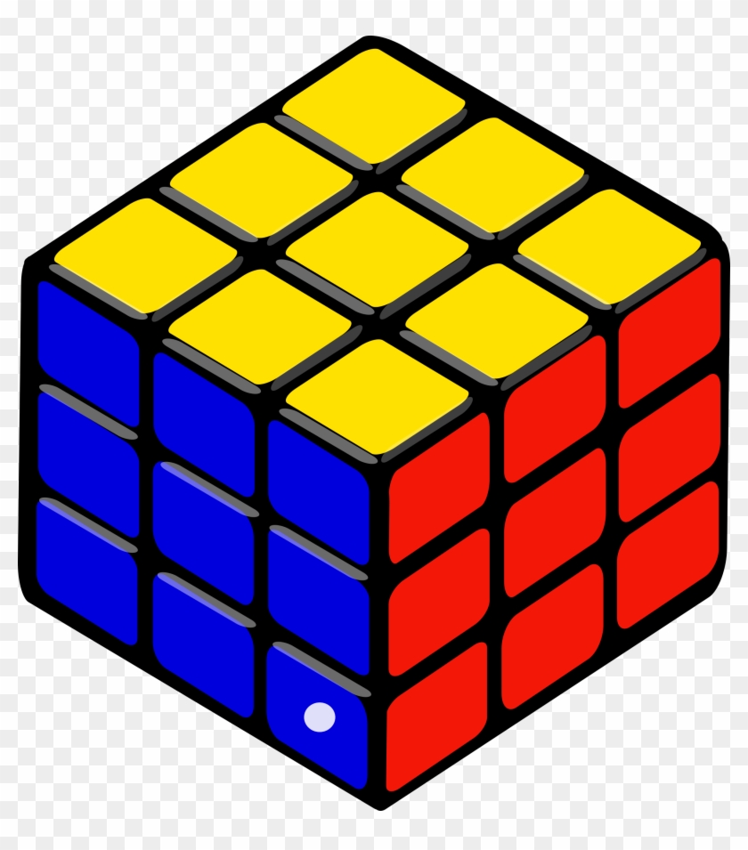 Toy Clipart Rubix Cube - Rubik's Cube Clip Art #114845