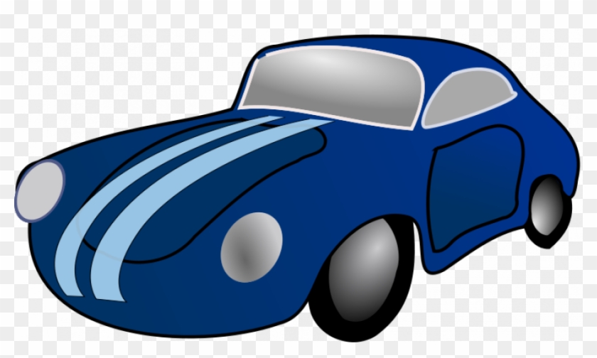 Toy Clipart Big Car - Car Blue Clipart #114916