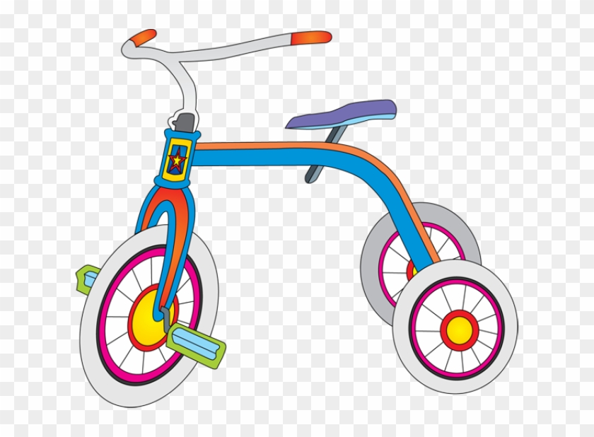 Toys, Toys And More Toys - Clip Art Of A Tricycle #114928