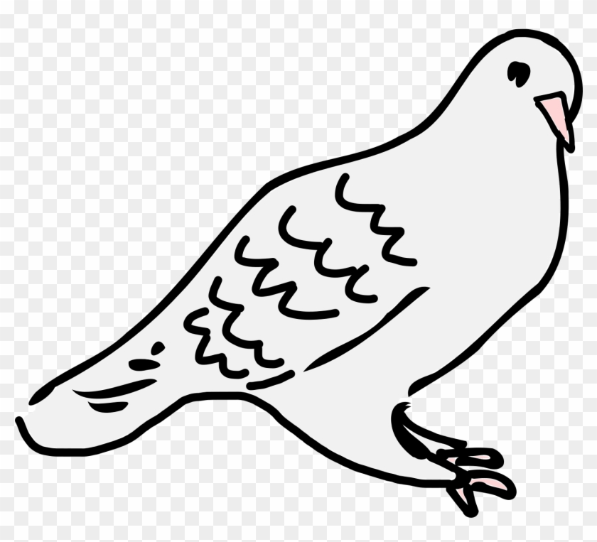 Free Dove Is Sitting - Sitting Dove Clip Art #115129