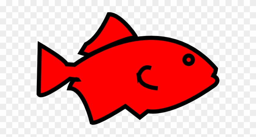 Fish Outline Red Clipart Free Clip Art Images - Clip Art Red Fish #115287