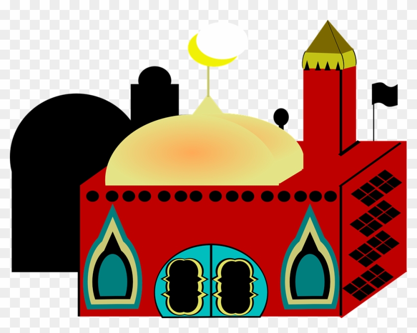Animasi Masjid - Clipart Library - Mosque Church Clipart #115492
