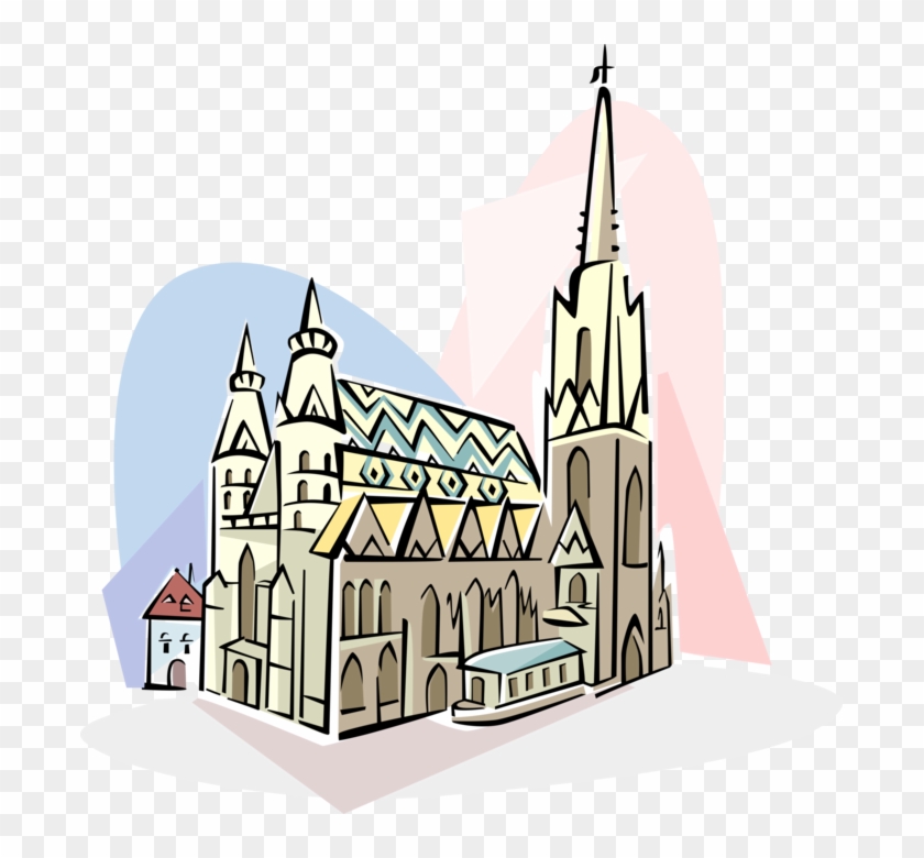 Cool Church Clipart Images Stephansdom Clipart Clipground - Vienna Clipart #115497