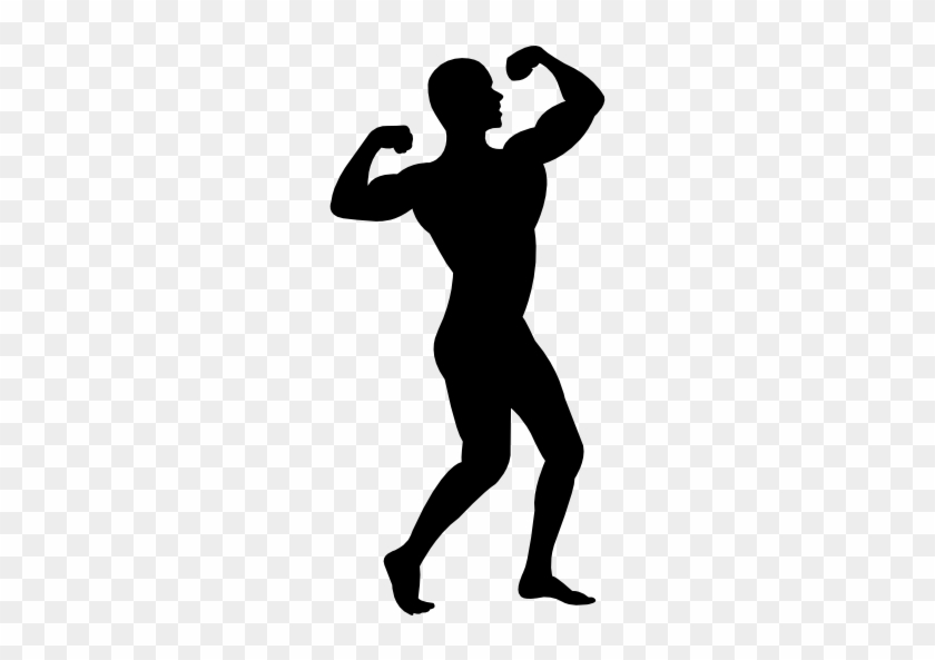 Muscles, Guy, Guy Silhouette, Man Silhouette, People, - Sexy Man Silhouette Png #115527