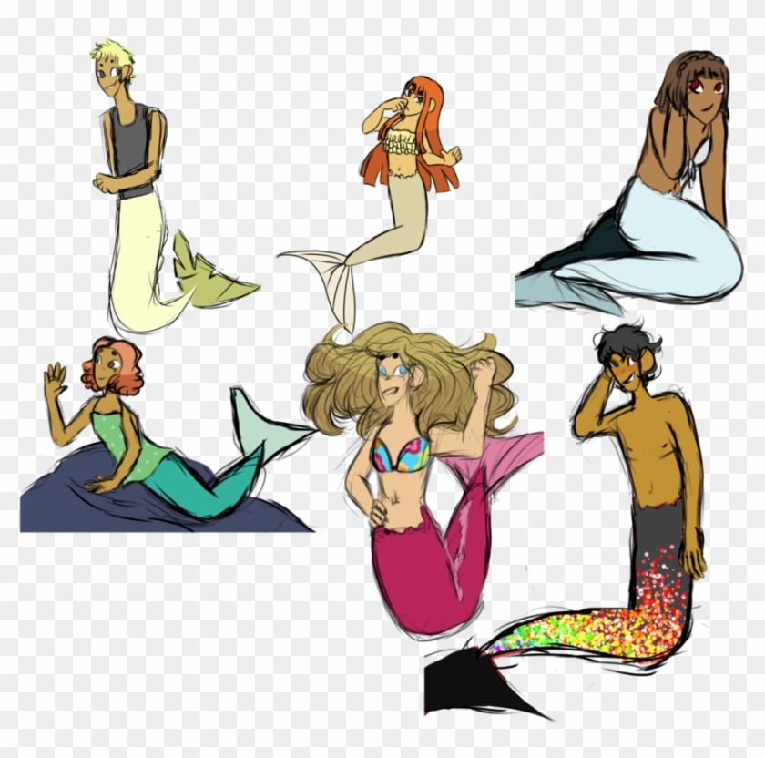 A Collection Of Gay Mermaids By Scrub-jesus - Cartoon #115560