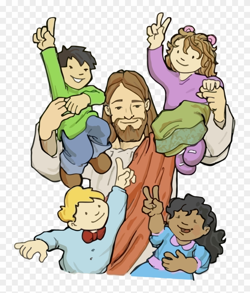 Jesus Vector38 By Minayoussefsaleb - Kids With Jesus Cartoon #115563