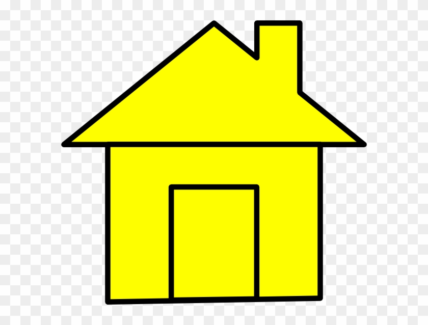 Yello Cute House Clip Art - Clipart Yellow House #115683