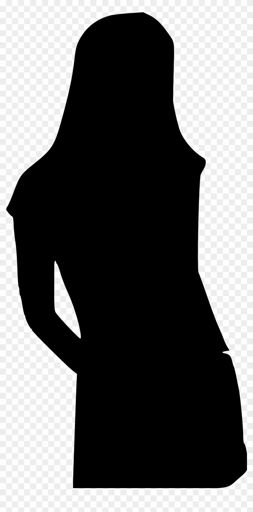 Fashion Girl Clip Art - Girl Silhouette Clipart #115728