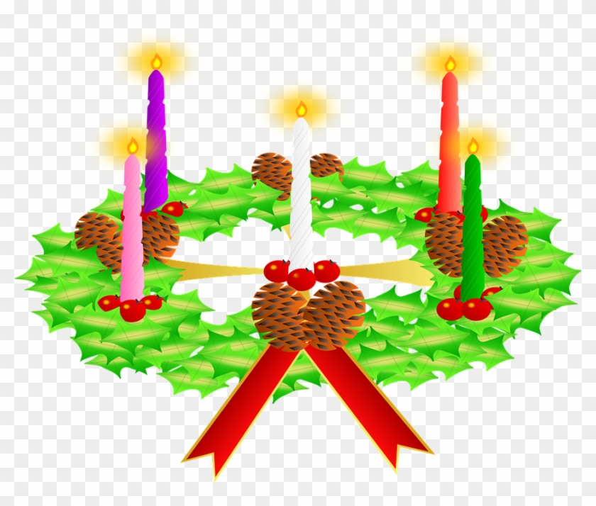 Advent Wreath No Background #115946