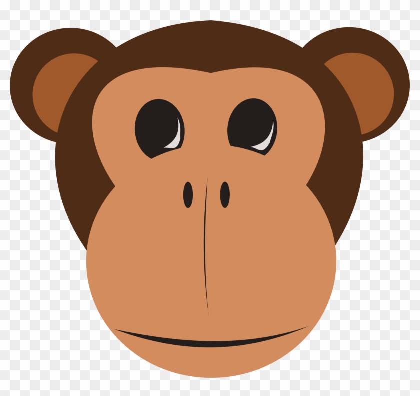 Illustration Of A Cartoon Monkey - Monkey Face Clipart - Free Transparent  PNG Clipart Images Download
