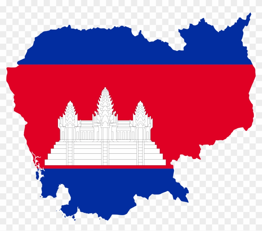 Brauche Ich Ein Visum Um Nach Kambodscha Zu Gehen - Cambodia Map Outline #116225