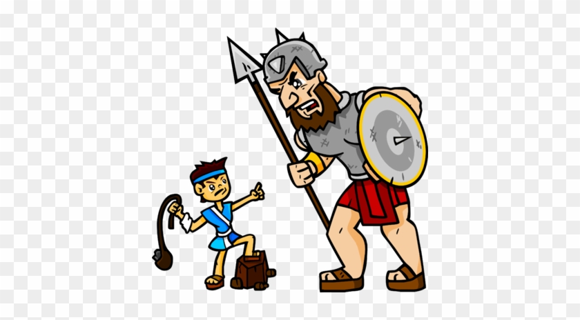 David And Goliath Clipart