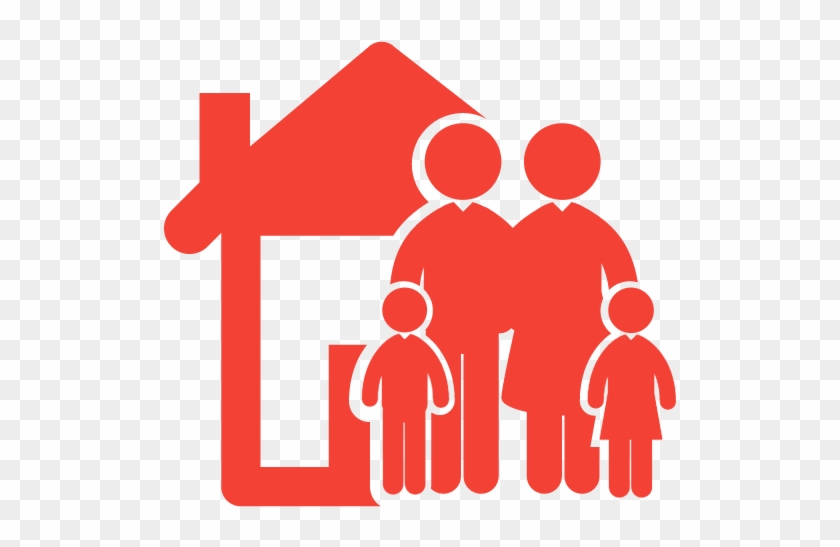Family Life - Family House Icon Png #116403