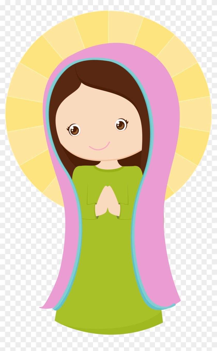 Mary For Church School Free - Virgencita Primera Comunion Png #116810