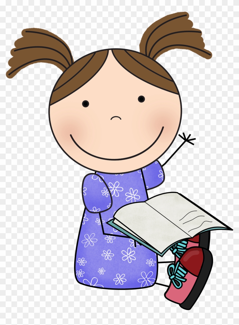 Reading Susie 3 - Clipart Coloring Doodle Hairdos #116939
