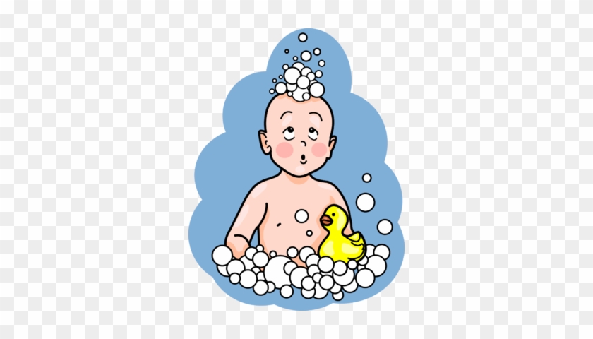 Baby Bath Clip Art - Baby Bath Clipart #116971