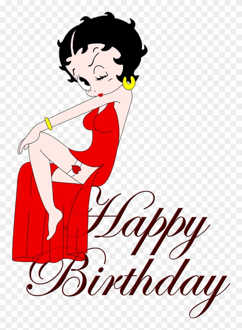 Birthday Clipart Betty Boop - Happy Birthday Cartoon Betty Boop #117075