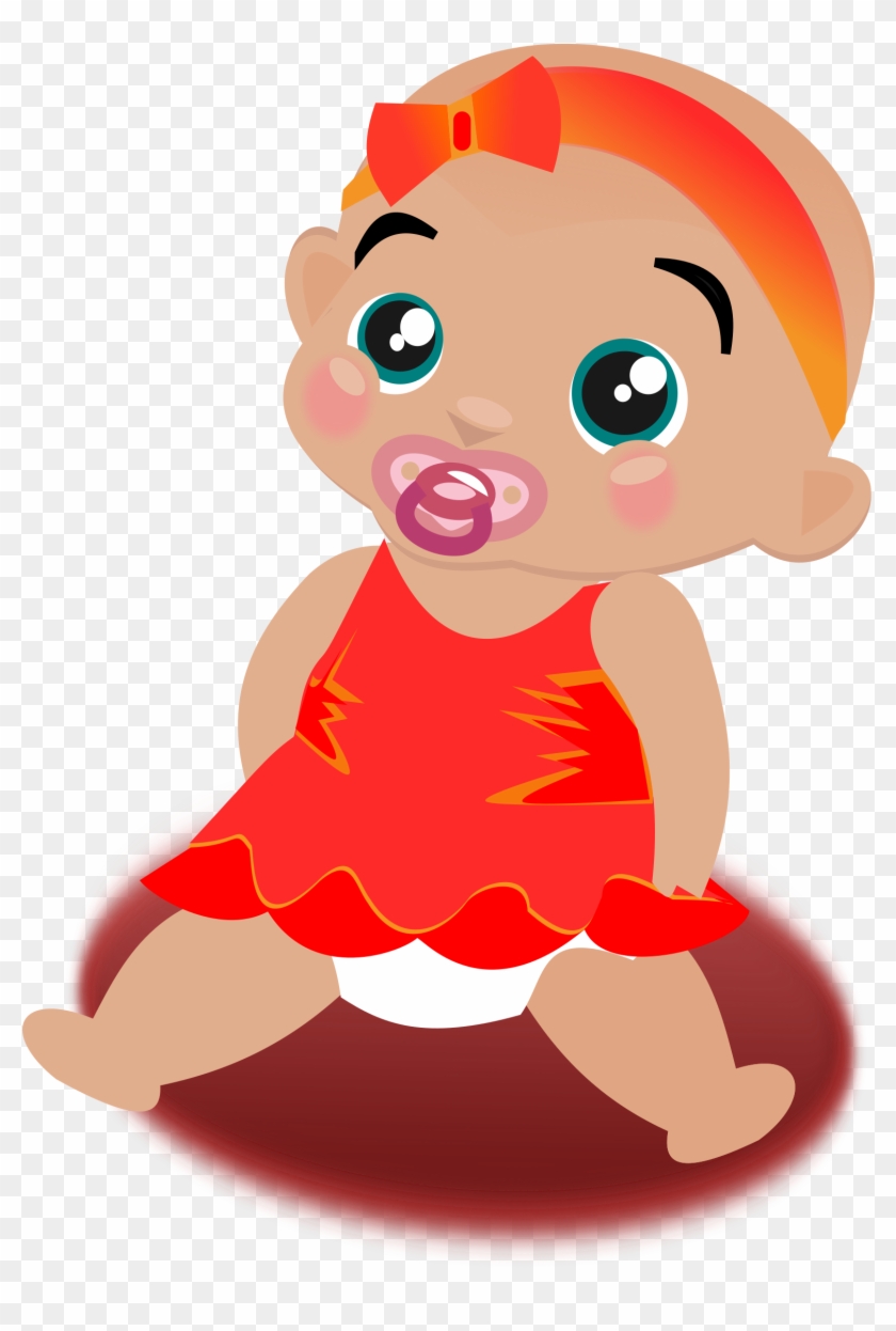 Big Image - Animation Baby Girl - Free Transparent PNG Clipart Images  Download