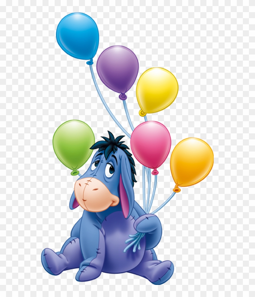 Visual Art - Eeyore - - Eeyore With Balloons #117088