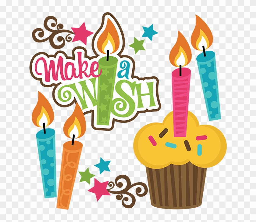Make A Wish-girl - Birthday Wishes Clip Art #117097