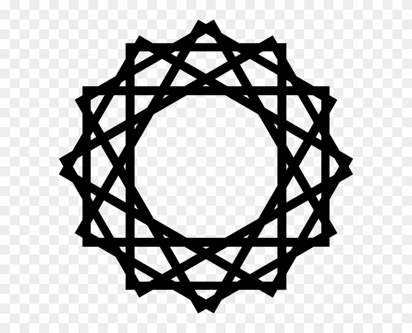Islamic Art Clip Art At Clker - Simple Islamic Art Patterns Png #117249