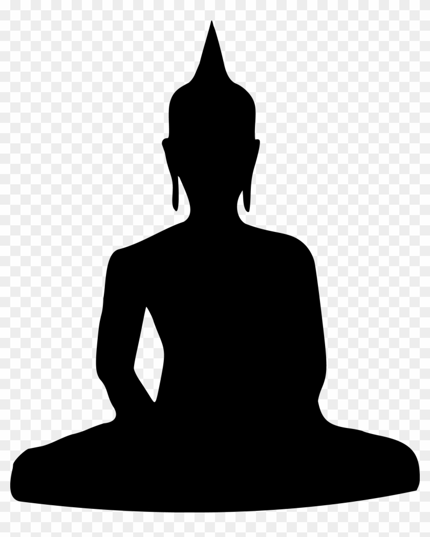 Buddha Temple Png Clipart - Buddha Silhouette #117288