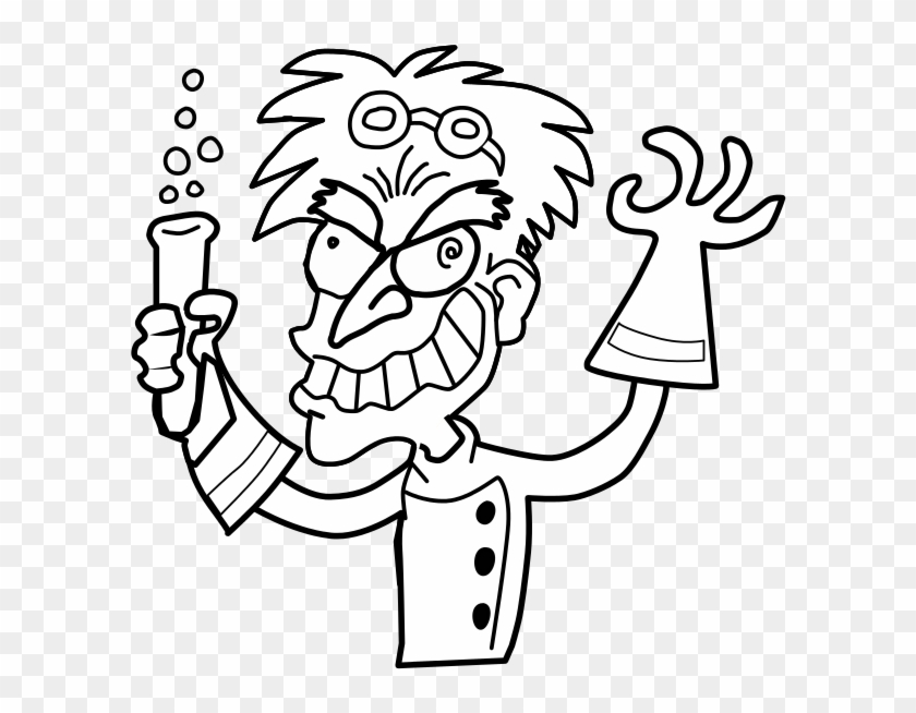 Gifted In France - Mad Science Coloring Page #117291