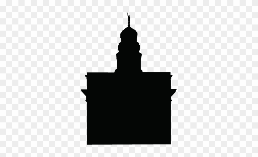 Lds Temple Silhouette Clipart Best - Nauvoo Temple Silhouette #117321