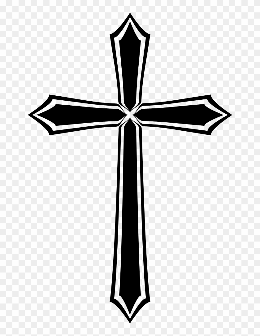 Jesus Christ Is My Savior, Not My Religion - Gothic Cross Png #117353