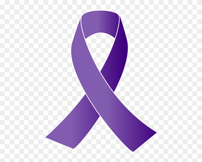 Ravishing Purple Cancer Ribbon Clip Art Awareness At - Domestic Violence Purple Ribbon #117486