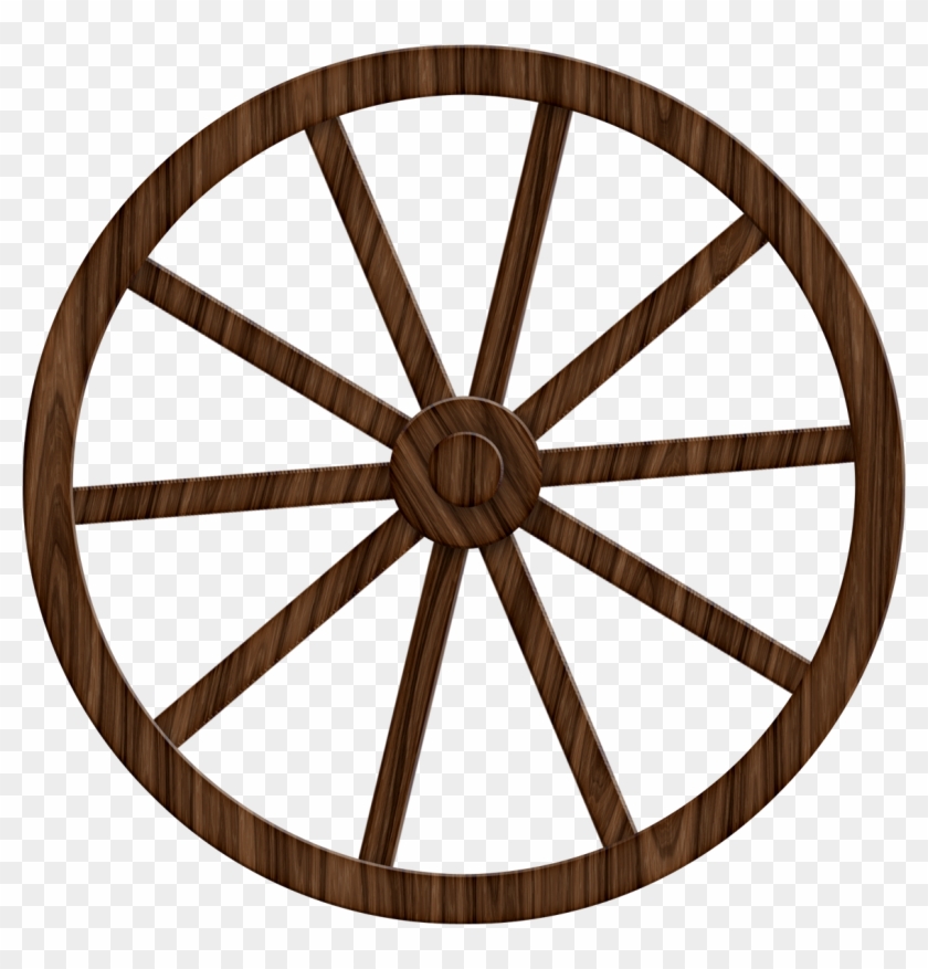 Clip Art - Wagon Wheel Clip Art #117524