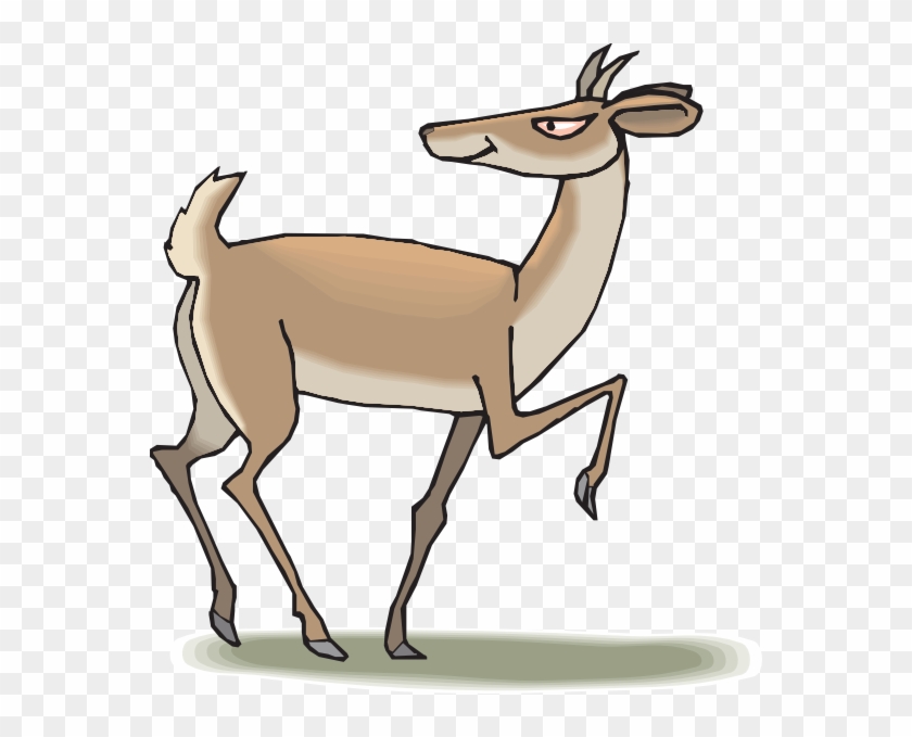 Sinister Antelope Clip Art At Clker - Antelope Clipart Png #117825
