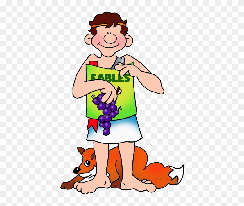 Aesop's Fables - Aesop Clip Art #117869