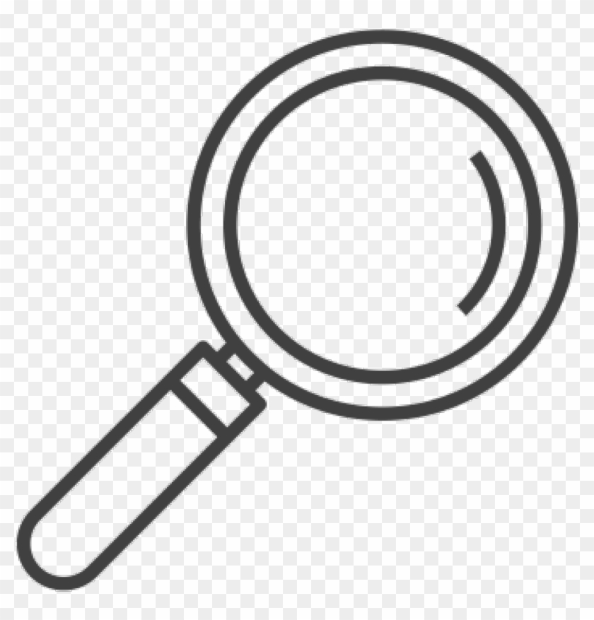 Study Online At Flinders University - White Magnify Glass Icon Png #117921