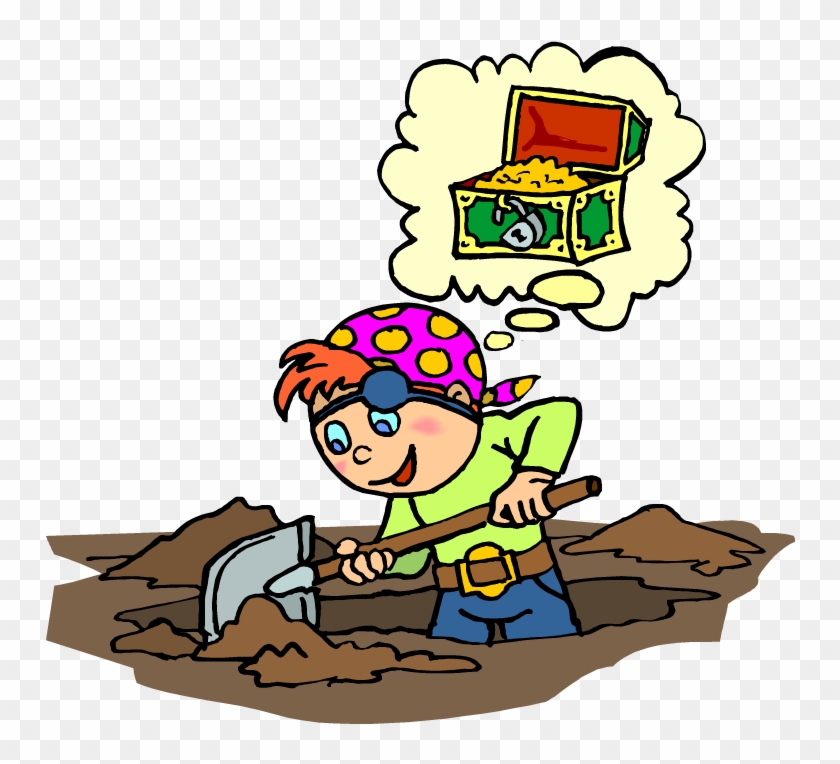 Digging For Treasure In Leviticus - Pirate Digging For Treasure #118018