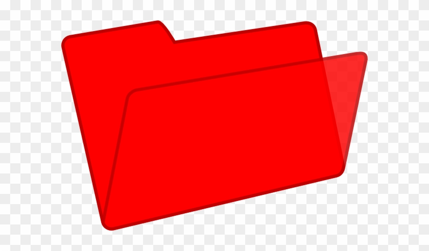 Microsoft Folder Clipart - Clip Art Red Folder #118169