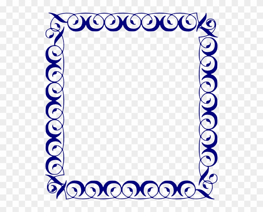 Blue Border Clip Art - Border Clip Art #118171