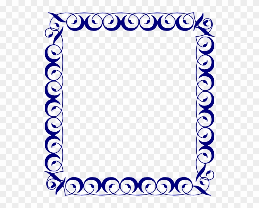 Blue Border Clip Art - Border Clip Art #118171