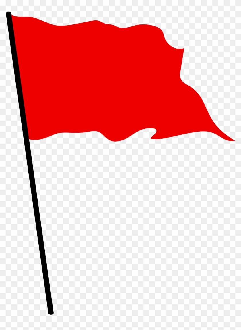 Red Waving Flag - Red Waving Flag #118220