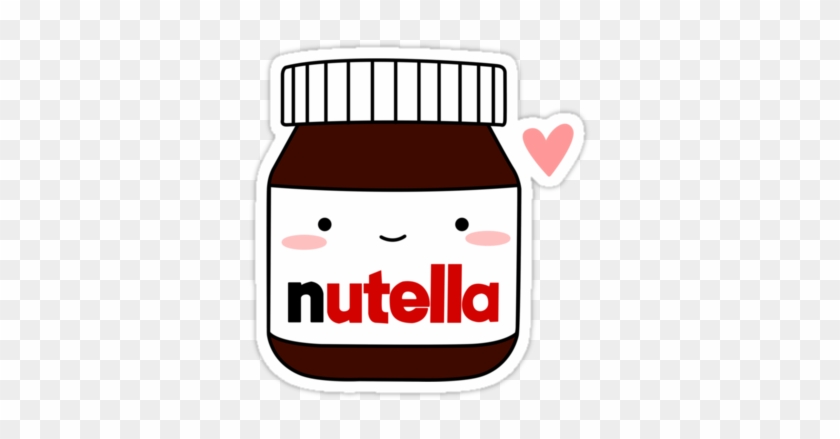 Also Buy This Artwork On Stickers, Apparel, Phone Cases, - Nutella Kawaii Png #118345