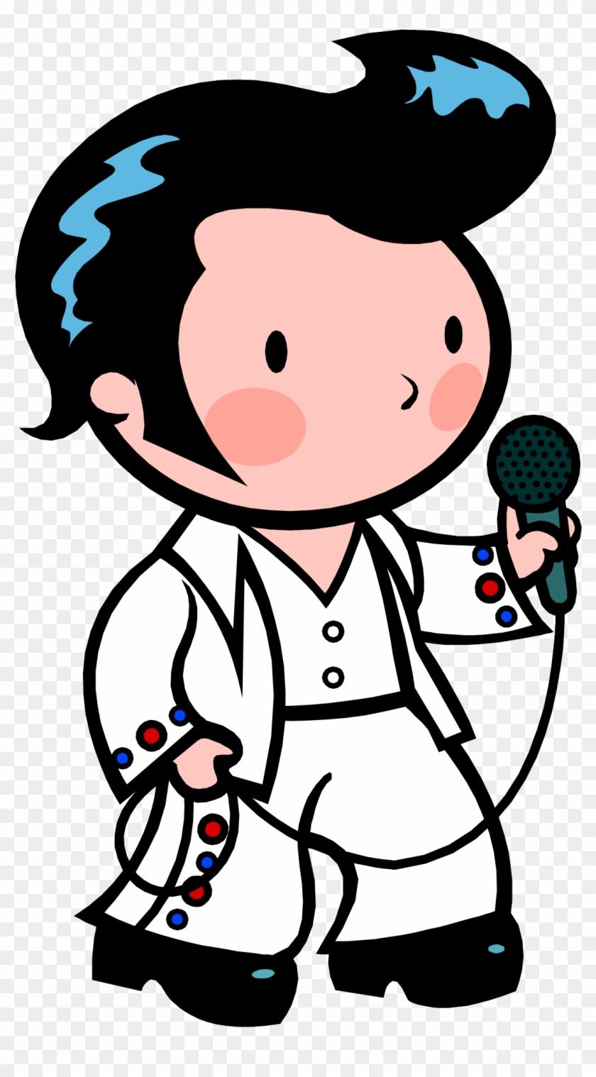 Clip Arts Related To - Cartoon Elvis Presley Clip Art #118408