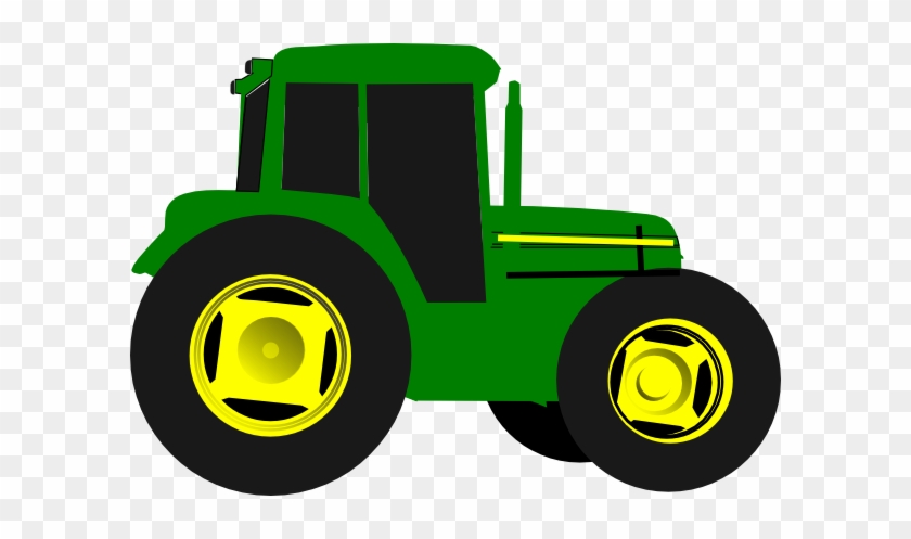 Cartoon Tractor - Clipart Library - Kids John Deere Tractor Clip Art #118407
