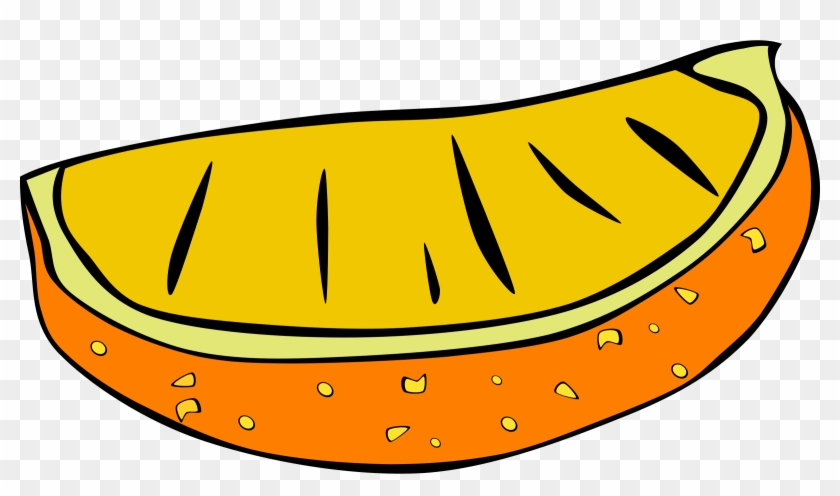 Food, Snack, Orange Slice - Orange Clip Art #118450